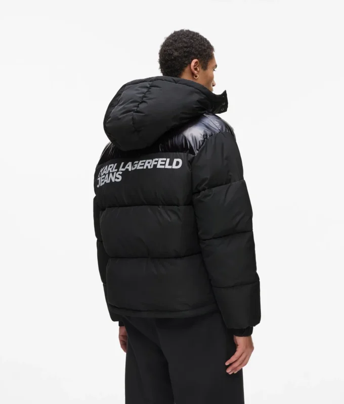 Logo puffer ceket Logo puffer ceket