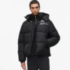 Logo puffer ceket Logo puffer ceket