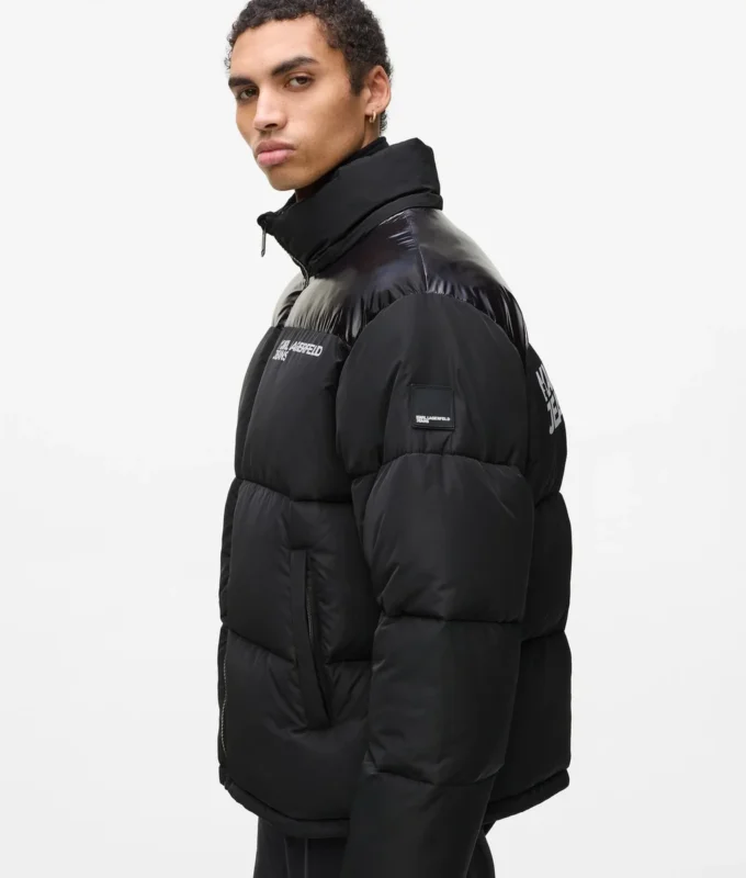 Logo puffer ceket Logo puffer ceket