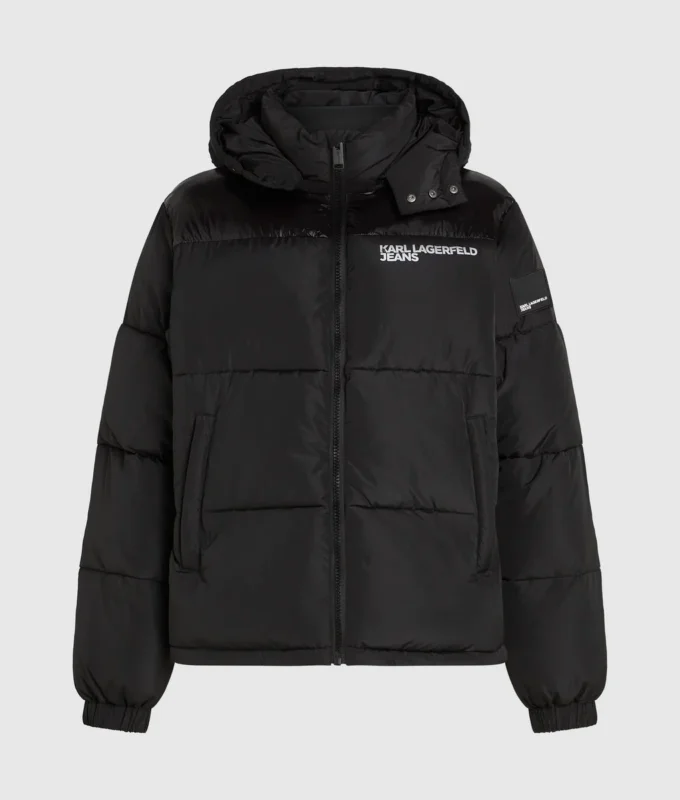 Logo puffer ceket Logo puffer ceket