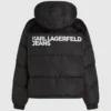 Logo puffer ceket Logo puffer ceket