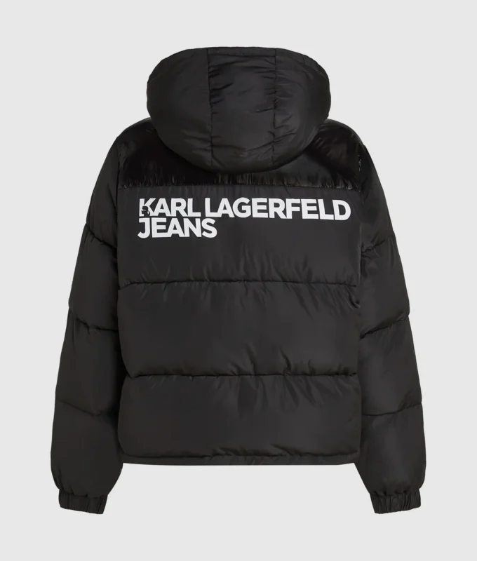 Logo puffer ceket Logo puffer ceket
