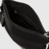 Logo slim crossbody çanta