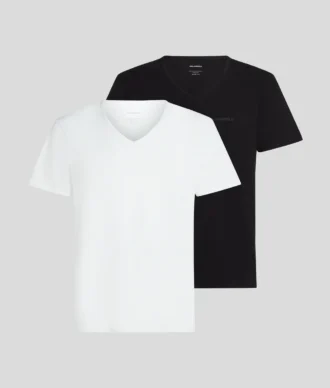 LOGO V YAKALI TİŞÖRT – 2’Lİ PAKET