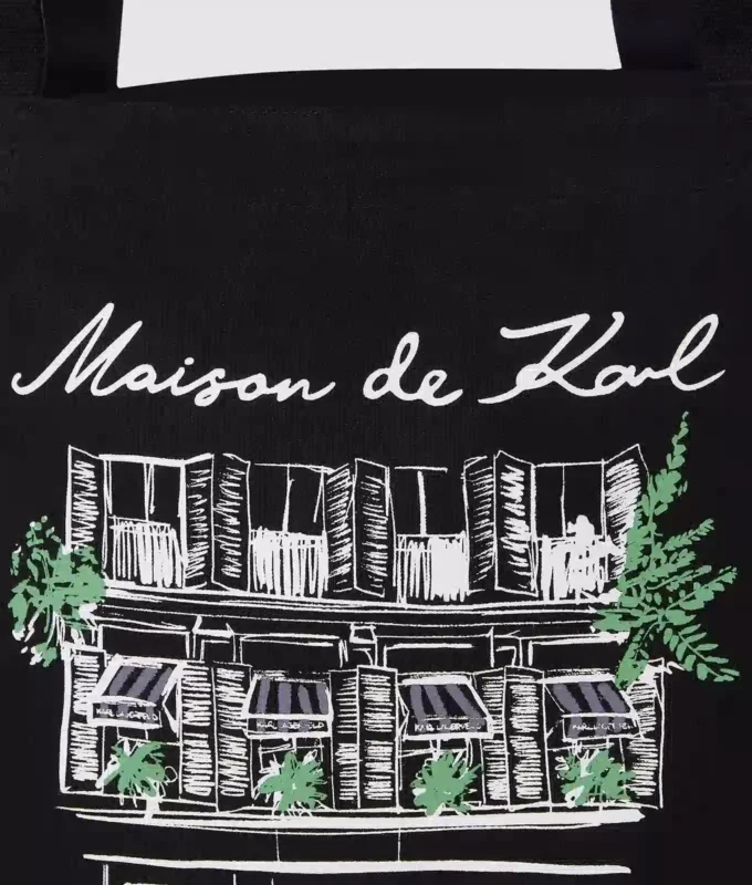 Maison de Karl çift taraflı alışveriş çantası