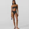 Metalik bandeau bikini üstü Metalik bandeau bikini üstü