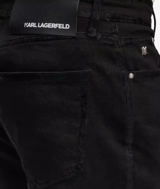 Metalik detaylı slim jean Metalik detaylı slim jean