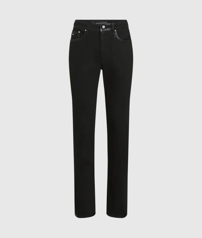 Metalik detaylı slim jean Metalik detaylı slim jean