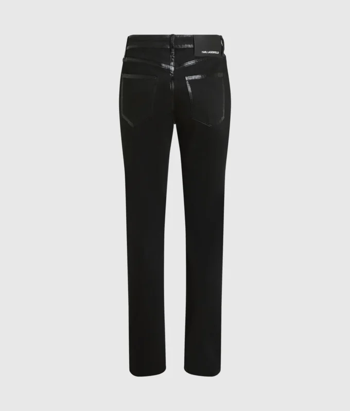 Metalik detaylı slim jean Metalik detaylı slim jean