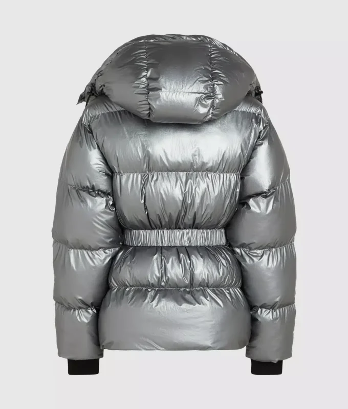 Metalik puffer ceket Metalik puffer ceket