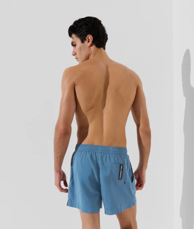 METALİK LOGOLU KISA BOY BOARDSHORTS METALİK LOGOLU KISA BOY BOARDSHORTS
