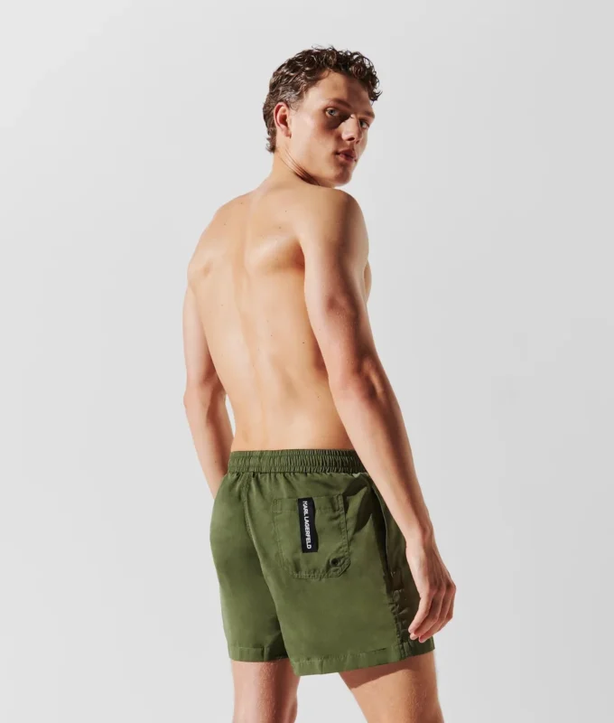 METALİK LOGOLU KISA BOY BOARDSHORTS METALİK LOGOLU KISA BOY BOARDSHORTS