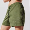 METALİK LOGOLU KISA BOY BOARDSHORTS METALİK LOGOLU KISA BOY BOARDSHORTS