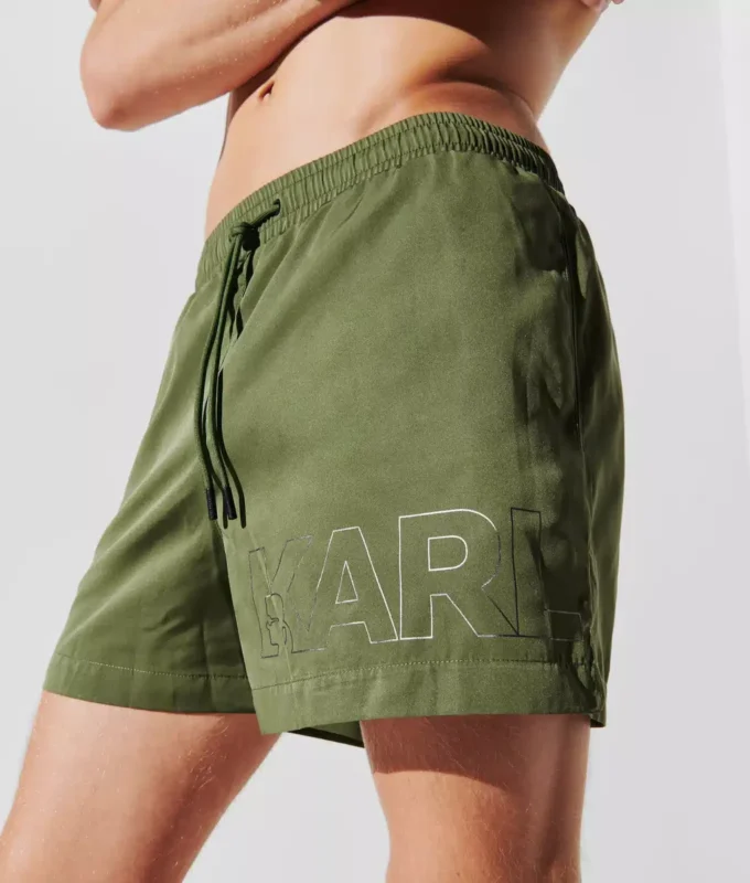 METALİK LOGOLU KISA BOY BOARDSHORTS METALİK LOGOLU KISA BOY BOARDSHORTS