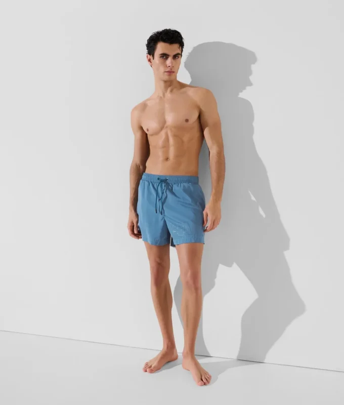 METALİK LOGOLU KISA BOY BOARDSHORTS METALİK LOGOLU KISA BOY BOARDSHORTS
