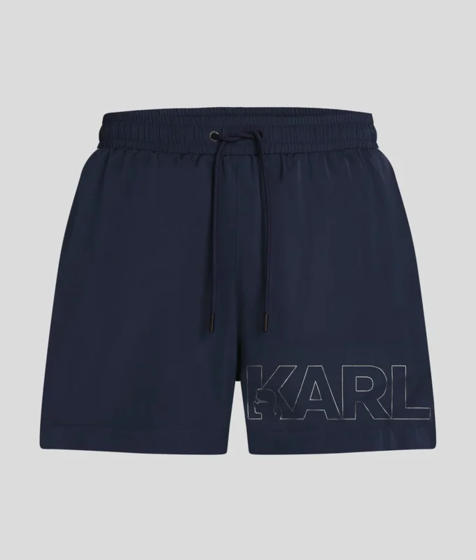 METALİK LOGOLU KISA BOY BOARDSHORTS METALİK LOGOLU KISA BOY BOARDSHORTS