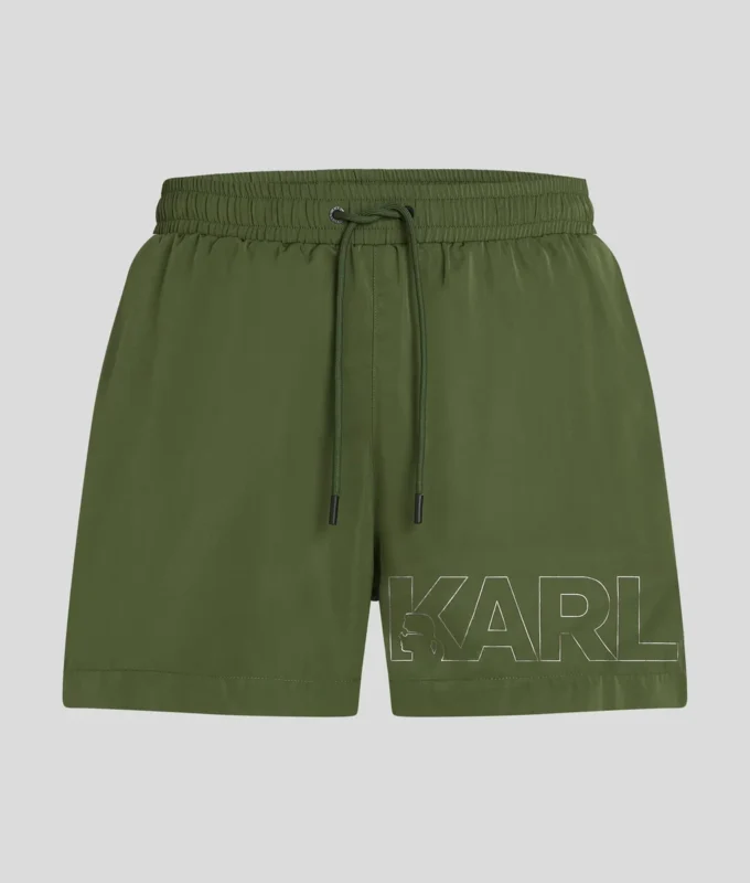 METALİK LOGOLU KISA BOY BOARDSHORTS METALİK LOGOLU KISA BOY BOARDSHORTS