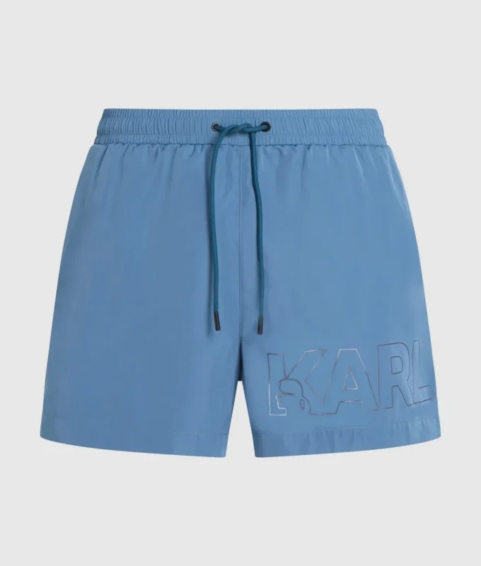 METALİK LOGOLU KISA BOY BOARDSHORTS METALİK LOGOLU KISA BOY BOARDSHORTS