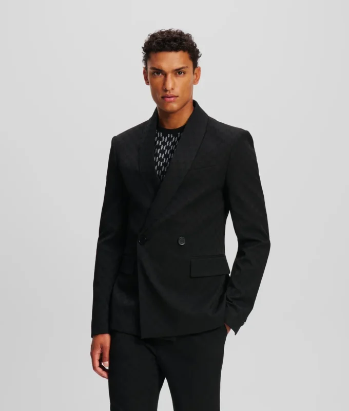 MONOGRAM ÇİFT KRASLI BLAZER MONOGRAM ÇİFT KRASLI BLAZER