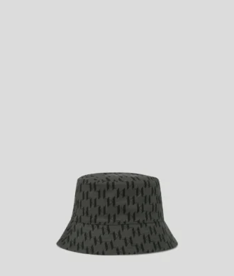MONOGRAM ÇİFT YÖNLÜ BUCKET ŞAPKA