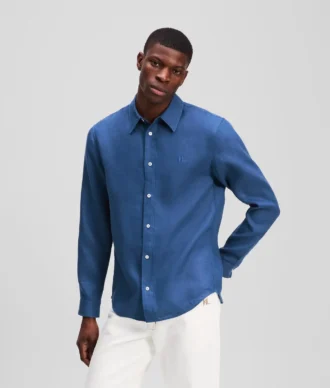 MONOGRAM KETEN GÖMLEK