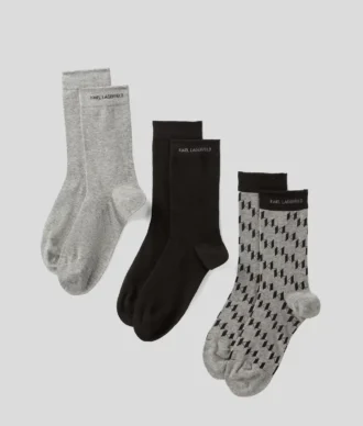 MONOGRAM ÇORAP – 3’LÜ PAKET