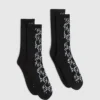 Monogram çoraplar – 2’li paket Monogram çoraplar – 2’li paket