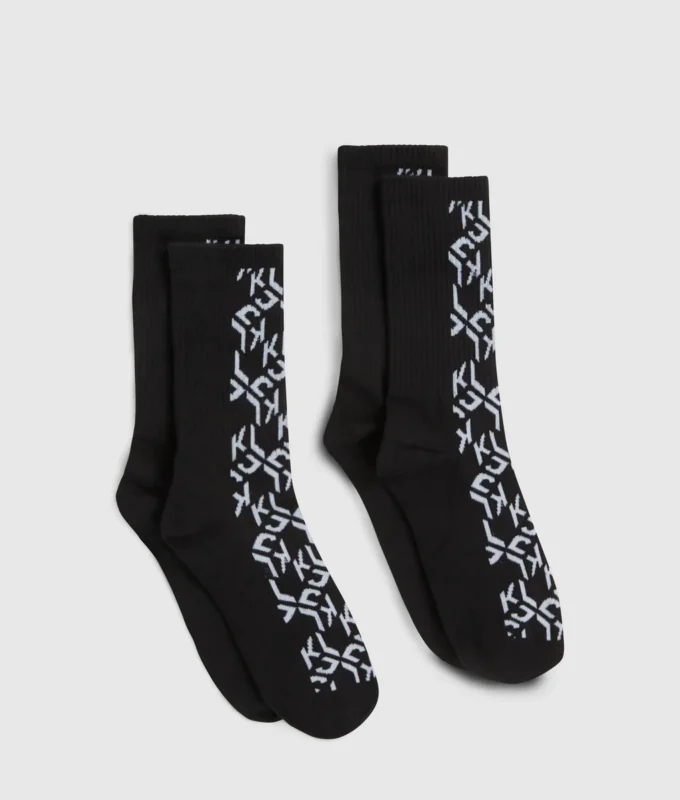 Monogram çoraplar – 2’li paket Monogram çoraplar – 2’li paket