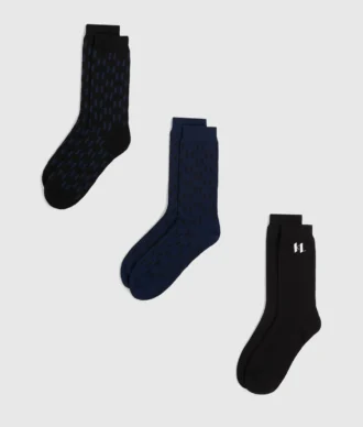 Monogram çoraplar – 3’lü paket