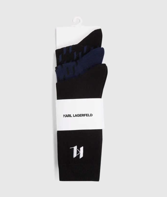 Monogram çoraplar – 3’lü paket Monogram çoraplar – 3’lü paket