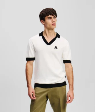 MONOGRAM ÖRGÜ POLO GÖMLEK MONOGRAM ÖRGÜ POLO GÖMLEK