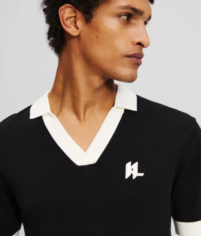 MONOGRAM ÖRGÜ POLO GÖMLEK MONOGRAM ÖRGÜ POLO GÖMLEK