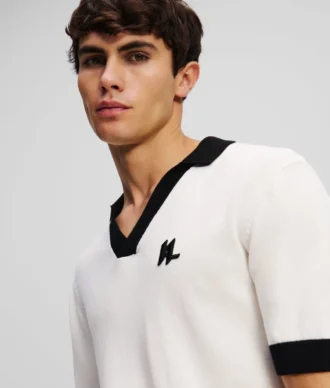 MONOGRAM ÖRGÜ POLO GÖMLEK MONOGRAM ÖRGÜ POLO GÖMLEK