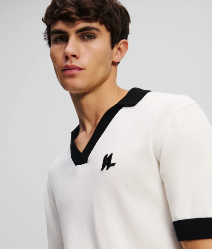 MONOGRAM ÖRGÜ POLO GÖMLEK MONOGRAM ÖRGÜ POLO GÖMLEK