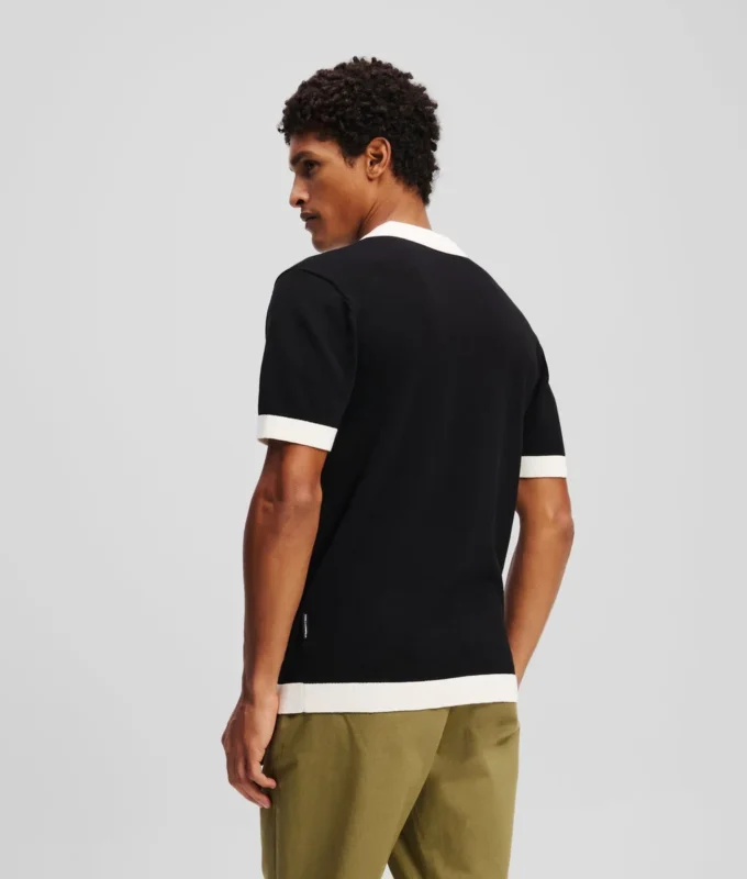 MONOGRAM ÖRGÜ POLO GÖMLEK MONOGRAM ÖRGÜ POLO GÖMLEK