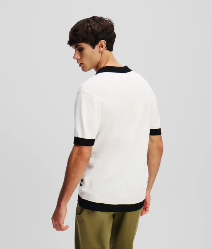 MONOGRAM ÖRGÜ POLO GÖMLEK MONOGRAM ÖRGÜ POLO GÖMLEK