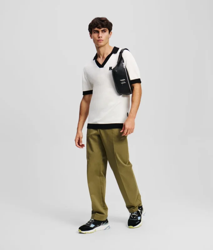 MONOGRAM ÖRGÜ POLO GÖMLEK MONOGRAM ÖRGÜ POLO GÖMLEK