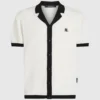 Monogram örgü polo gömlek Monogram örgü polo gömlek