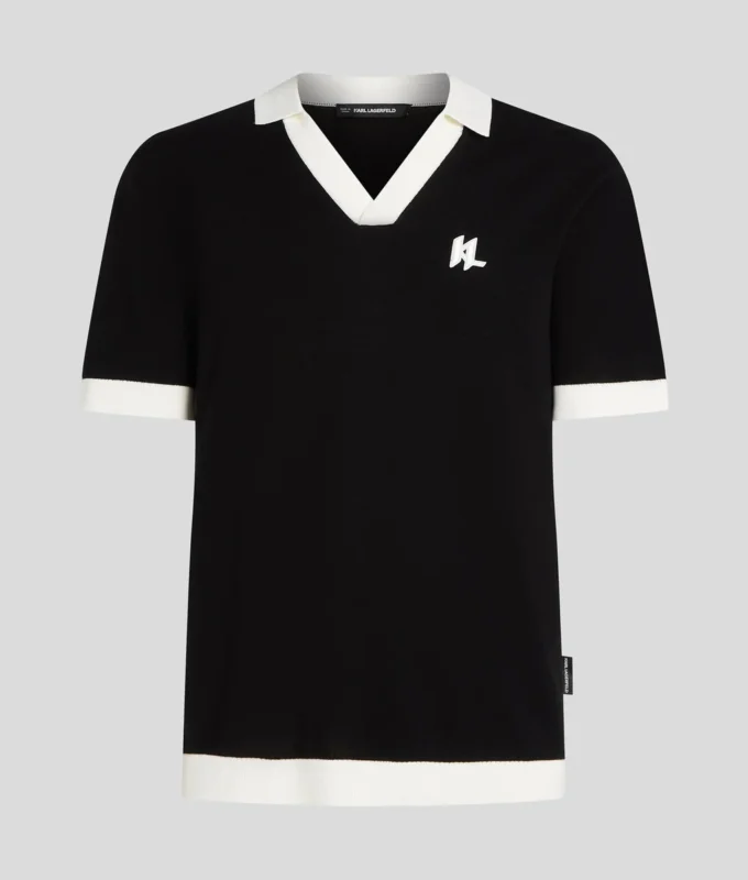 MONOGRAM ÖRGÜ POLO GÖMLEK MONOGRAM ÖRGÜ POLO GÖMLEK