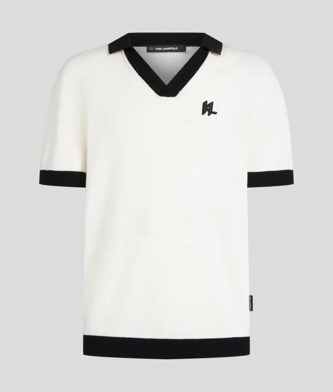 MONOGRAM ÖRGÜ POLO GÖMLEK MONOGRAM ÖRGÜ POLO GÖMLEK