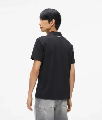 Monogram rozetli polo gömlek Monogram rozetli polo gömlek