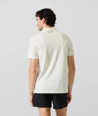 Monogram rozetli polo gömlek Monogram rozetli polo gömlek