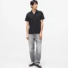 Monogram rozetli polo gömlek Monogram rozetli polo gömlek