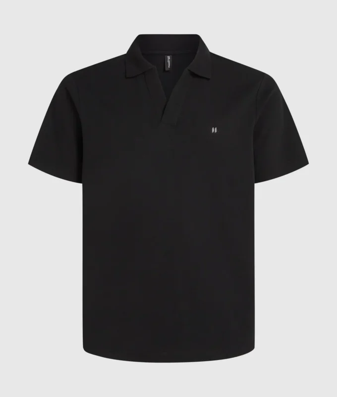 Monogram rozetli polo gömlek Monogram rozetli polo gömlek