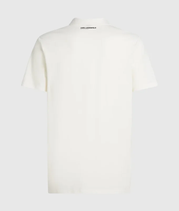 Monogram rozetli polo gömlek Monogram rozetli polo gömlek