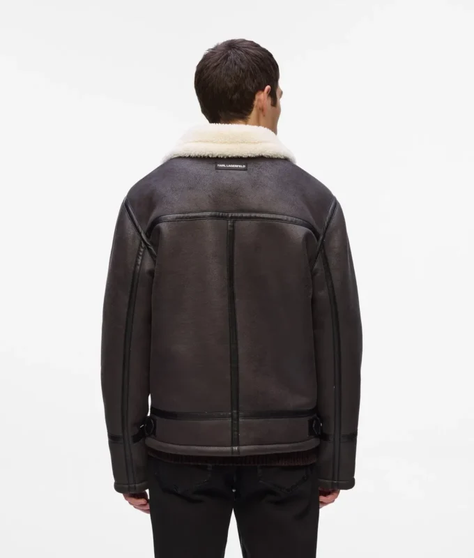 Monogram shearling ceket Monogram shearling ceket