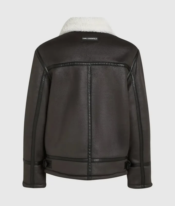Monogram shearling ceket Monogram shearling ceket