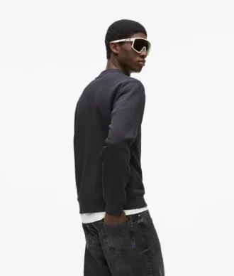 Monogram yamalı sweatshirt