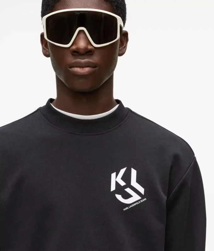 Monogram yamalı sweatshirt Monogram yamalı sweatshirt