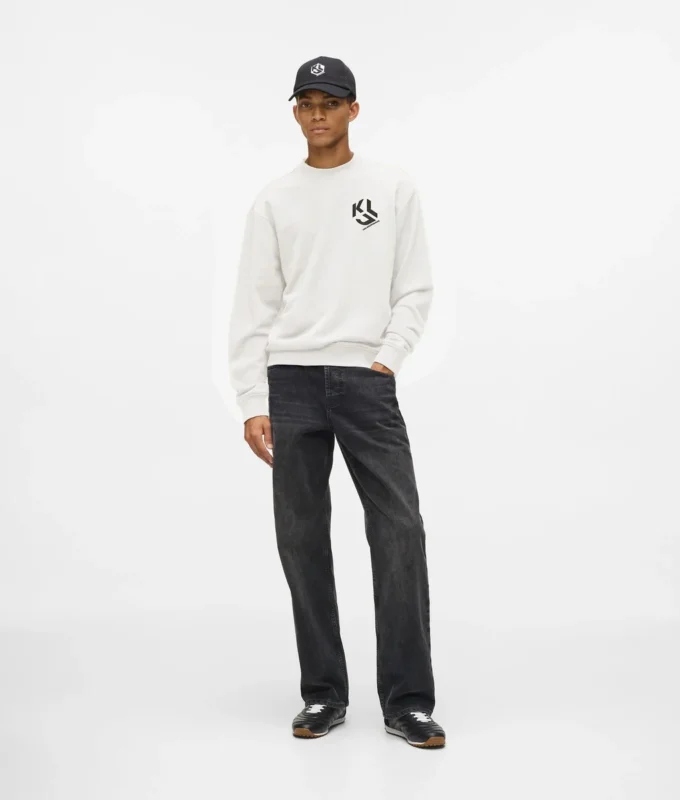 Monogram yamalı sweatshirt Monogram yamalı sweatshirt